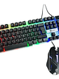 Combo Mouse Y Teclado Gamer Rgb Limeide Gtx300 - Miniatura 1