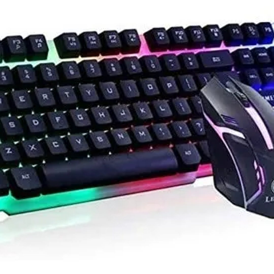 Combo Mouse Y Teclado Gamer Rgb Limeide Gtx300 2