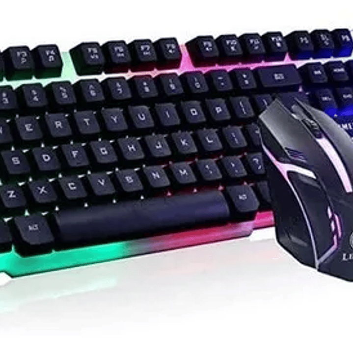 Combo Mouse Y Teclado Gamer Rgb Limeide Gtx300 2