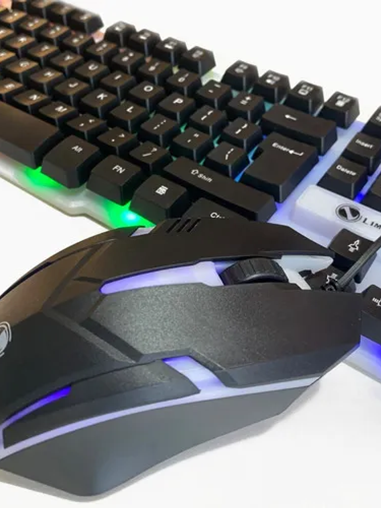 Combo Mouse Y Teclado Gamer Rgb Limeide Gtx300 3