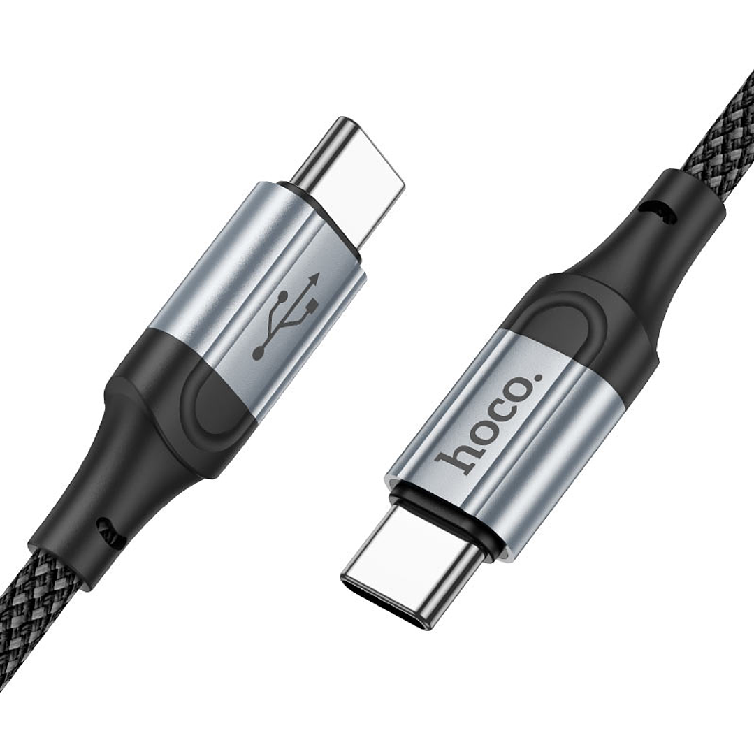 Cable Tipo C a Tipo C Hoco X102 Negro 2