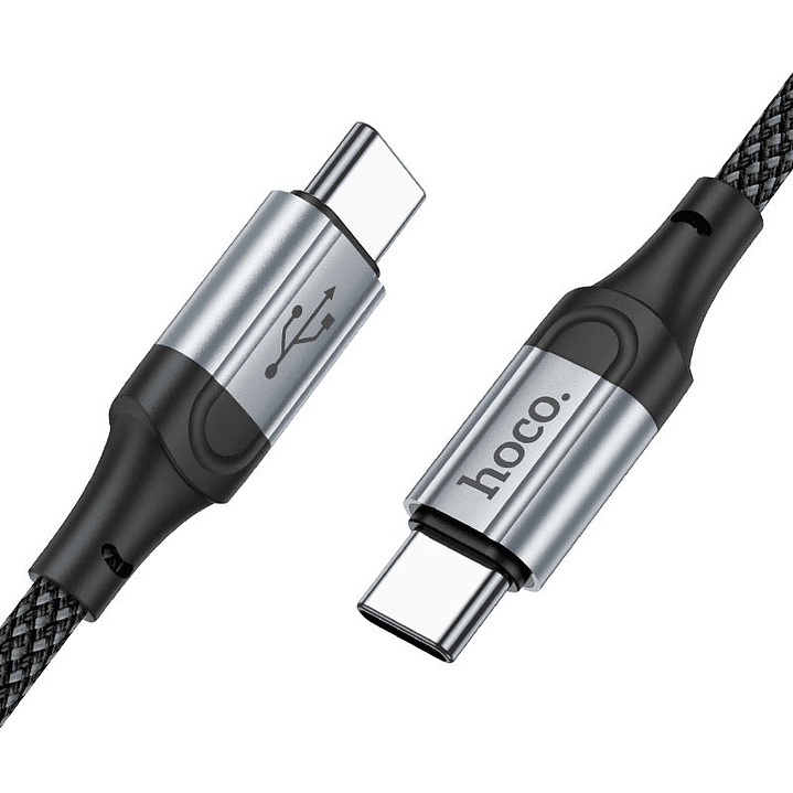 Cable Tipo C a Tipo C Hoco X102 Negro 2