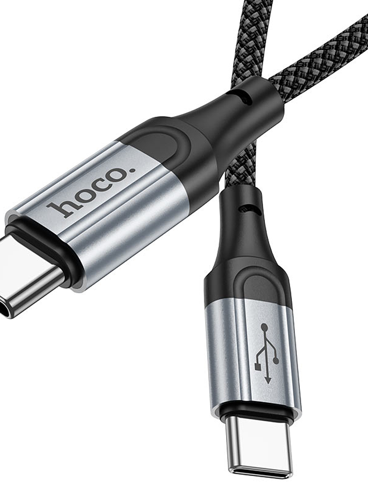 Cable Tipo C a Tipo C Hoco X102 Negro 3