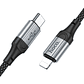 Cable Tipo C a Lightning Hoco X102 Negro - Miniatura 2