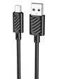 Cable Usb a Micro Usb Hoco X88 Gratified Negro - Miniatura 2