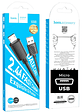 Cable Usb a Micro Usb Hoco X88 Gratified Negro - Miniatura 1