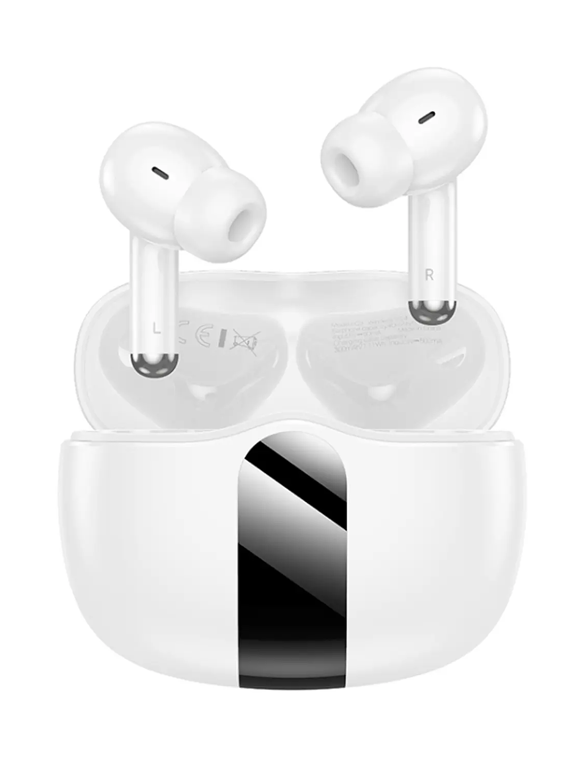 Audífonos Borofone TWS FQ3 Soulmate ANC+ENC Blanco 2