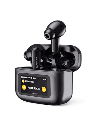 Audífonos TWS con Pantalla Awei T56 ANC, negro