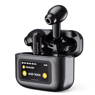 Audífonos TWS con Pantalla Awei T56 ANC, negro