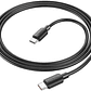 Cable HOCO X96 1 mt. Tipo C-C 100W 5A Negro - Miniatura 3