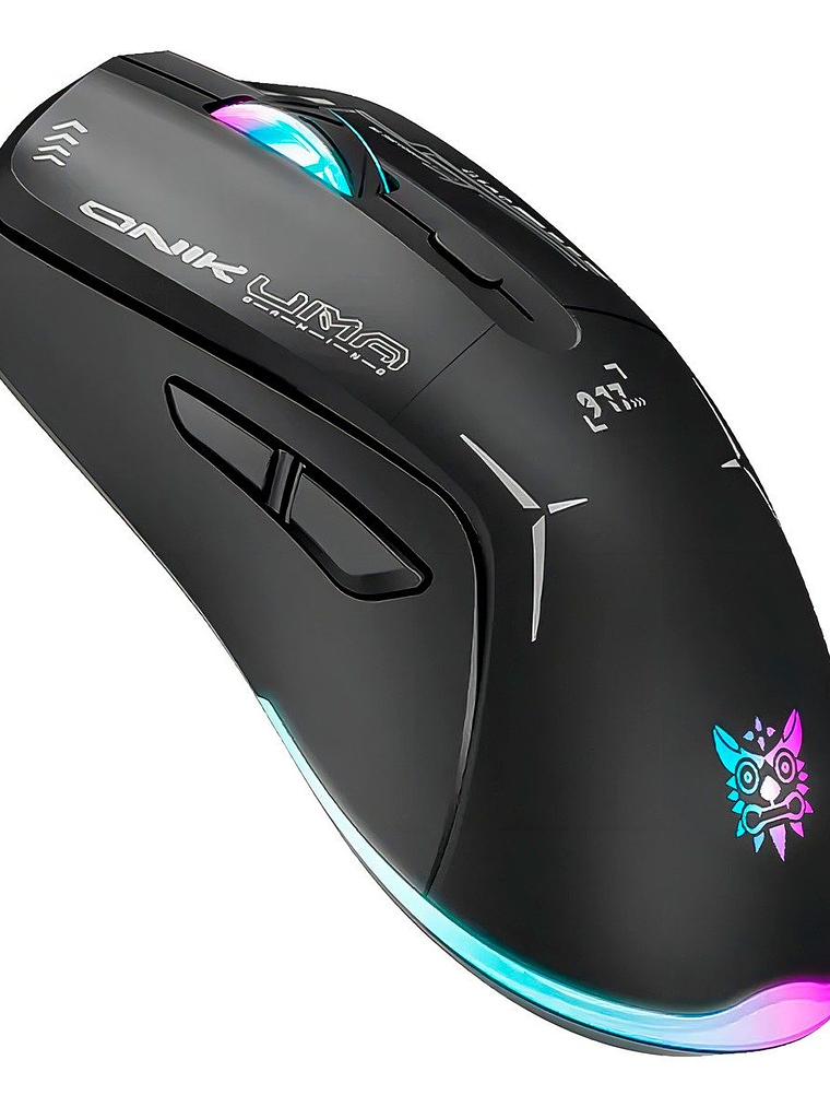 Mouse Gamer Inalambrico Recargable Onikuma Cw917 Rgb 4800dpi Negro 3