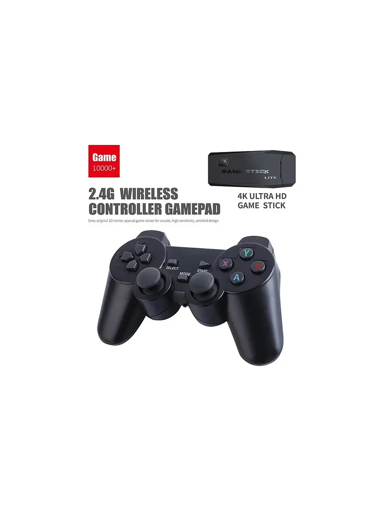 Consola Retro de Videojuegos 64GB 20000 Juegos+Controles Inalámbricos 4