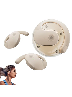 Audífonos Inalámbricos OWS  Wireless Bluetooth 5.3 Crema