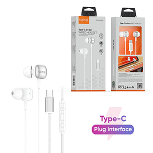 Auriculares In-Ear Premium XL-HS605 TC con Conector USB Tipo-C