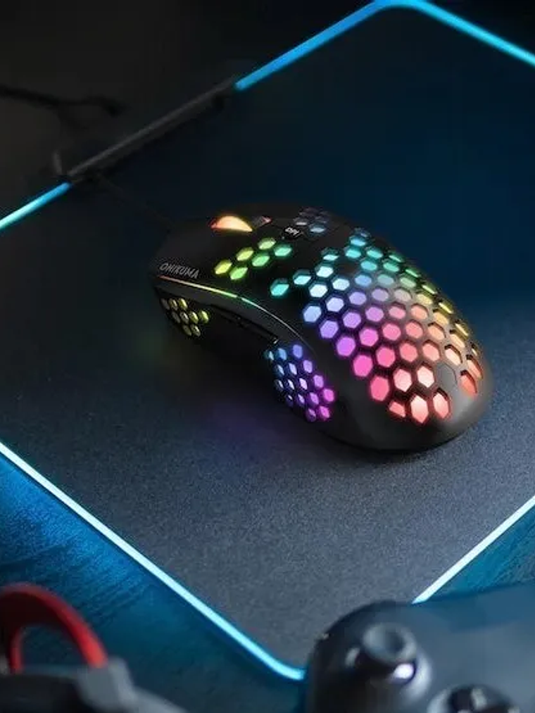 Mouse Gamer Onikuma Cw903 Usb Black Rgb Negro Cw903 Usb Black Rgb Ic199 2