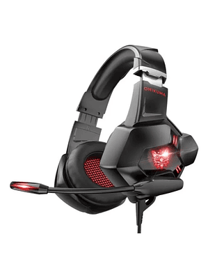 Audifono Gamer Retroiluminado Onikuma K11 3.5 Red / Comprapo