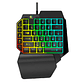 Kit Teclado 1 Mano + Mouse Gamer para PC RGB - Miniatura 2