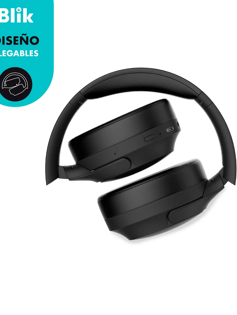 Audifonos Bluetooth Over-ear Blik Essence 600 Deep Bass 80 Hrs 5