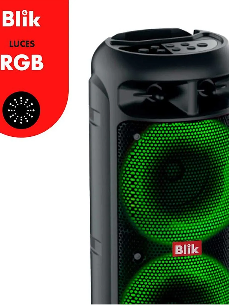 PARLANTE BT KARAOKE BLIK UPSOUND 3 CON MICROFONO 3