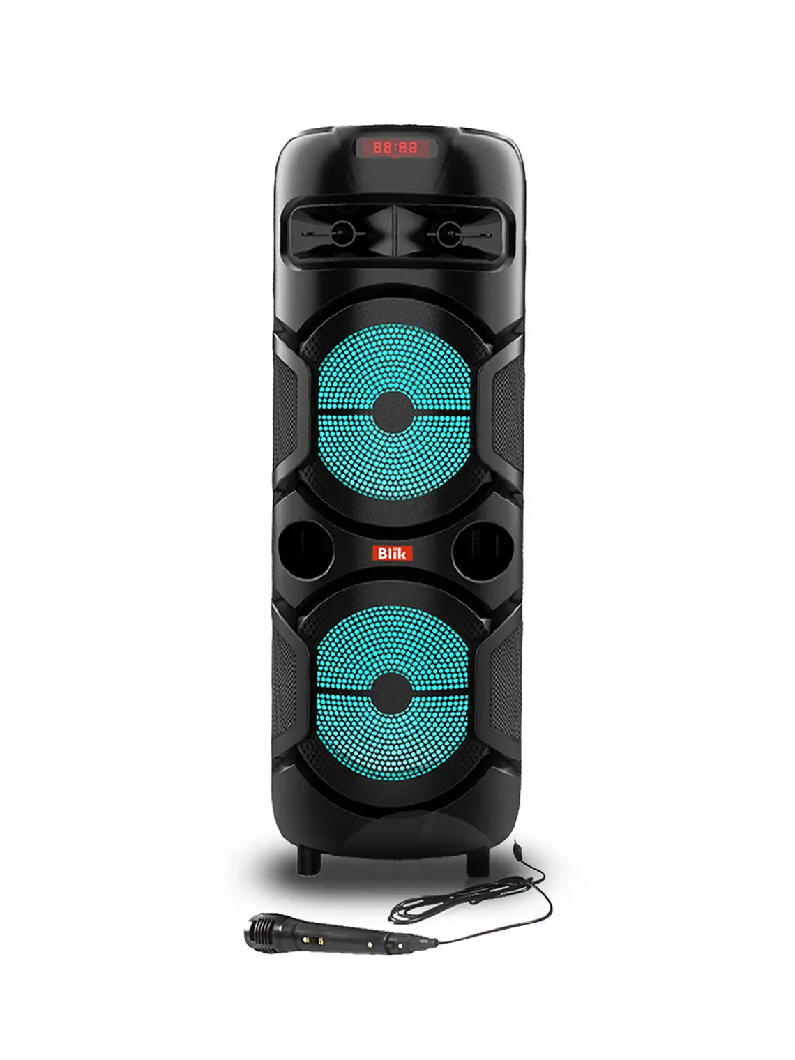 Parlante Bluetooth Karaoke Con Microfono Blik Wavemax2 1