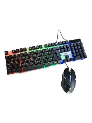 Combo Mouse Y Teclado Gamer Rgb Limeide Gtx300