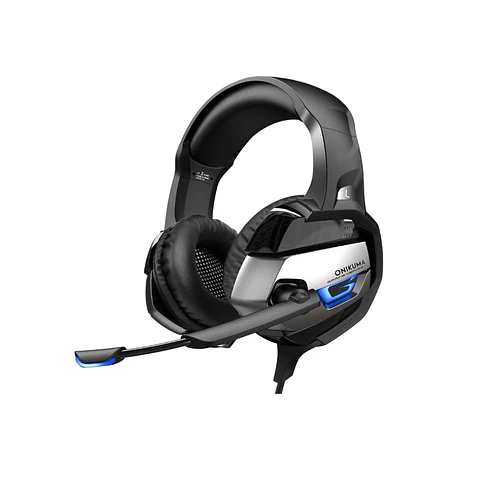 Audifonos Gamer Onikuma K5 Black Luz LED