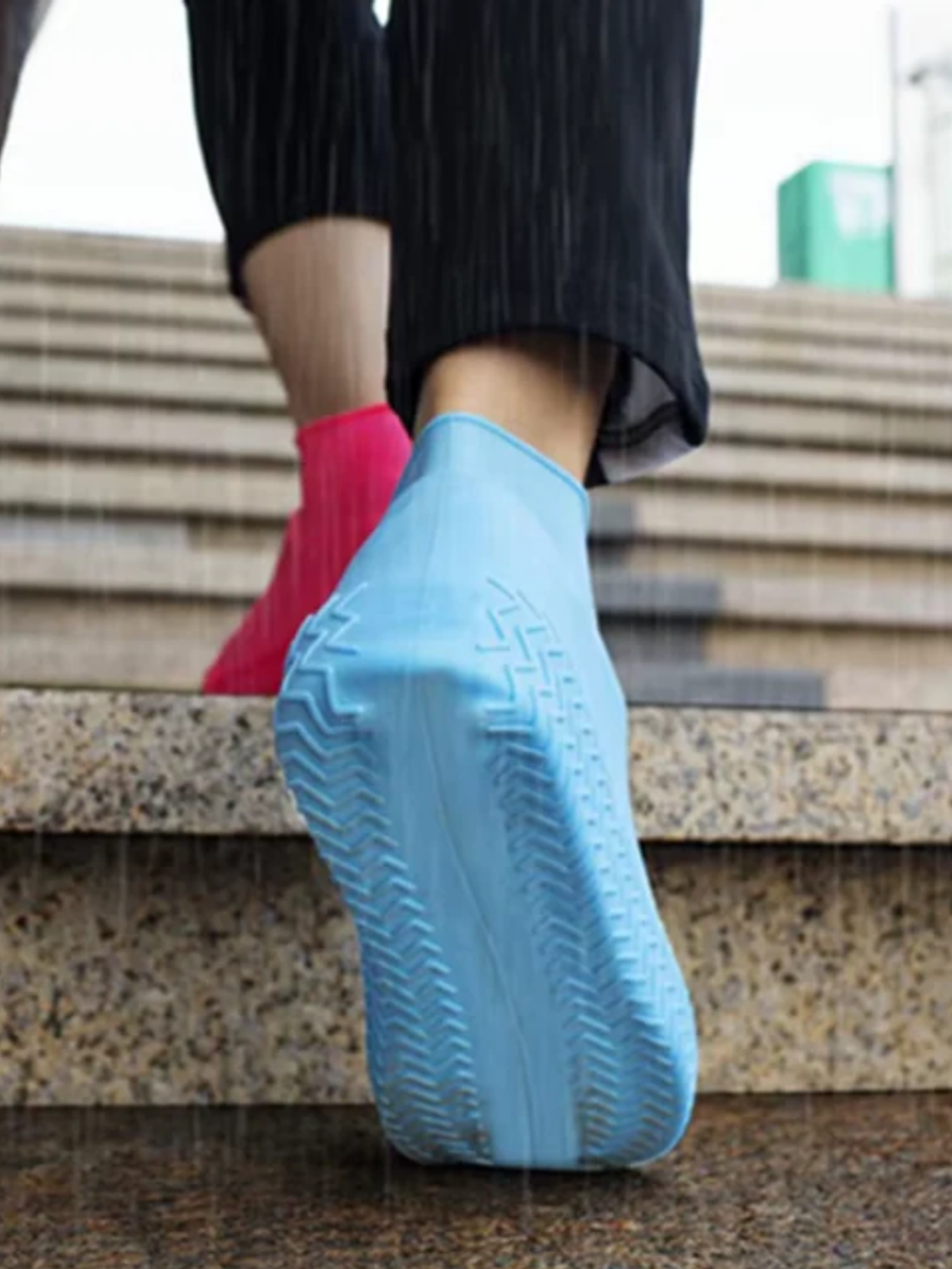 Funda impermeable para zapillas Talla L Azul (TALLA 41 A 46) 3