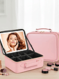Maletín De Maquillaje Portátil Led Con Espejo - Miniatura 1