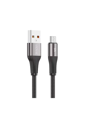 Cable V8 Data Micro USB 1 MT negro