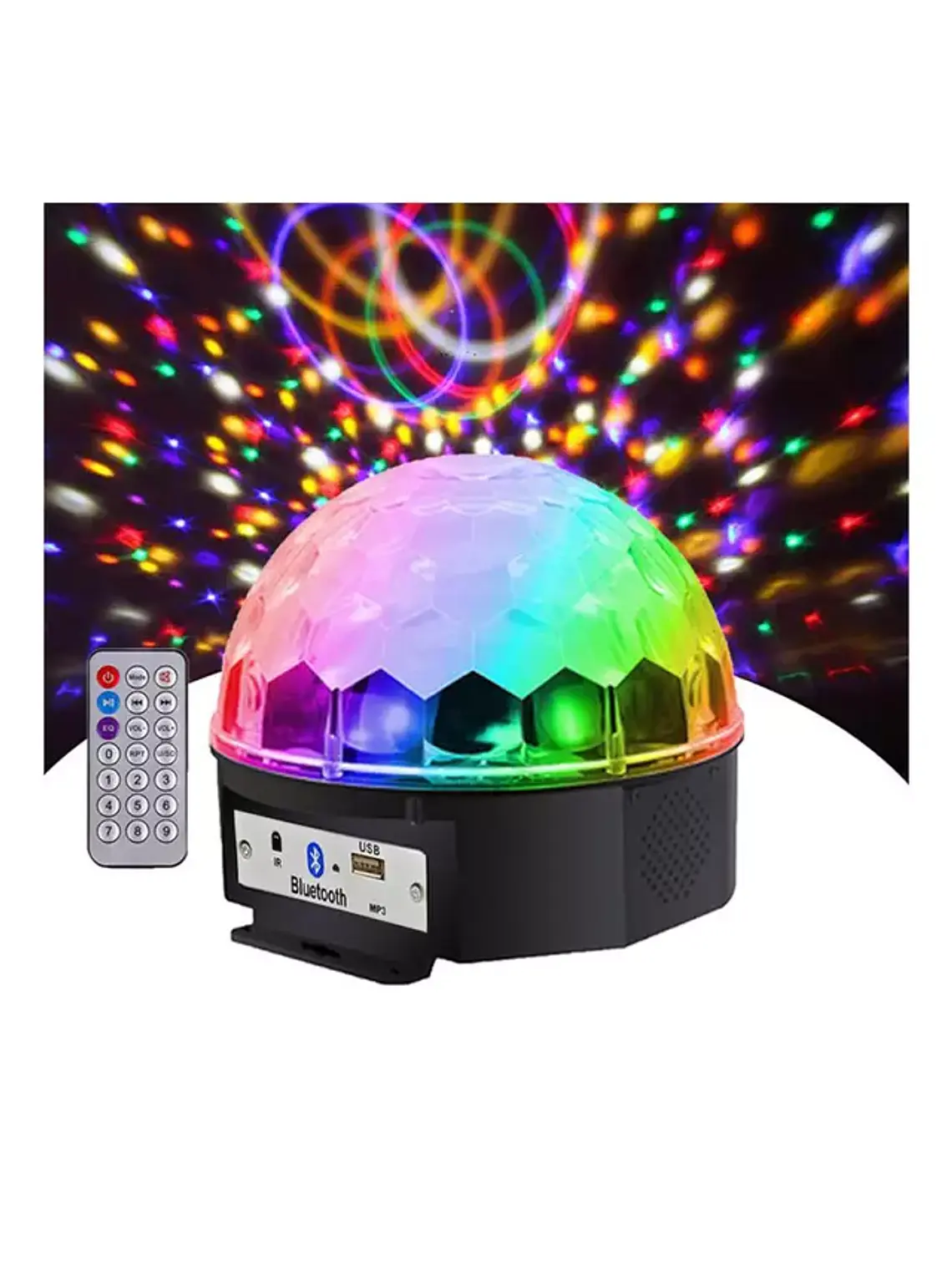 Proyector Magic Ball LED RGB Luces y Música Bluetooth 1