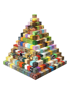 Bloques Magnéticos  2 cm 48PCs Aleatorio + 3 Skins de regalo