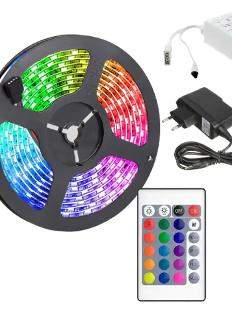 Tira Cinta 300 Led 5mt Rgb 2835 1