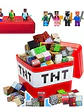 Minecraft Juego De 100 Bloques Magneticos de 2x2 cm Aleatorios + Caja TNT - Miniatura 1