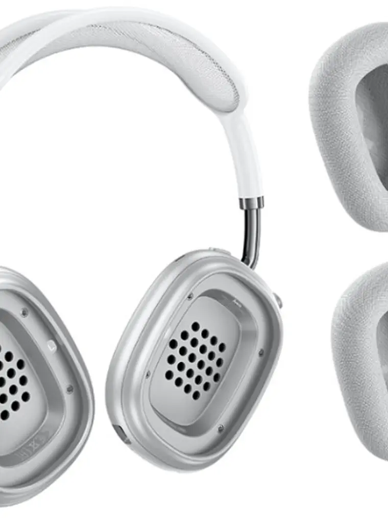 Audífonos Inalámbricos Hoco W65 Bluetooth con Micrófono y Cancelación de Ruido color plata 3