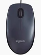 Mouse Alambrico Usb Logitech M90 Negro - Miniatura 1