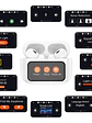 Audifonos Bluetooth Anc Pantalla Tactil Hoco Ew72 Blanco - Miniatura 3