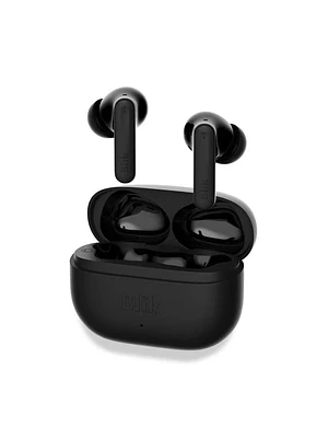 Audífonos Bluetooth Blik Air700 negros 40H de batería ENC IPX4 Bajos Profundos Diseño Compacto