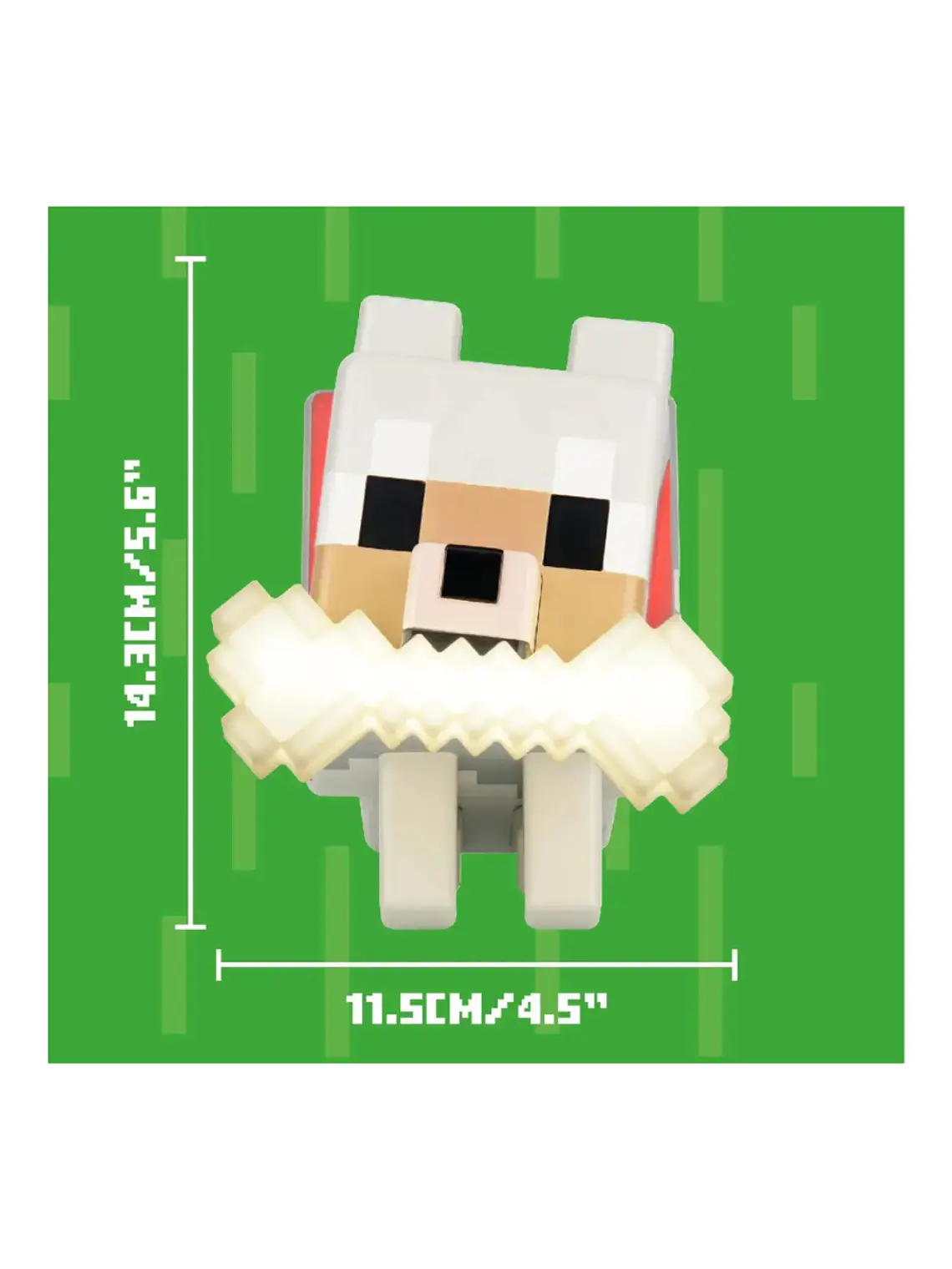 Lampara Decorativa Minecraft LOBO RGB 3