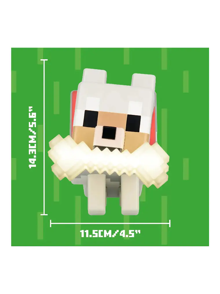 Lampara Decorativa Minecraft LOBO RGB 3