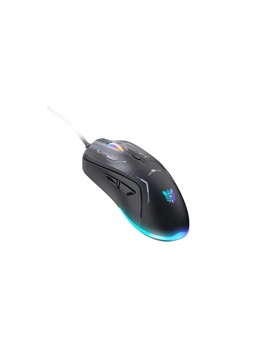 Mouse Gamer RGB  alambrico Wired Cw917 Onikuma Negro 1
