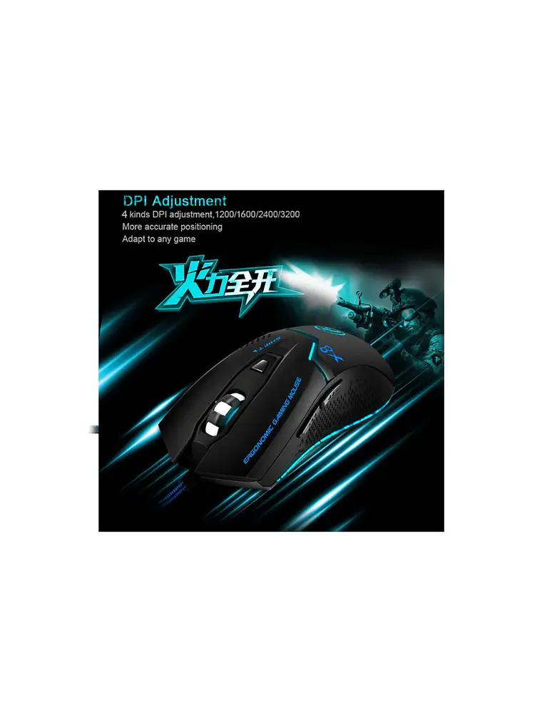 Mouse Gamer Imice Modelo X8 3600 Dpi Òptico 2