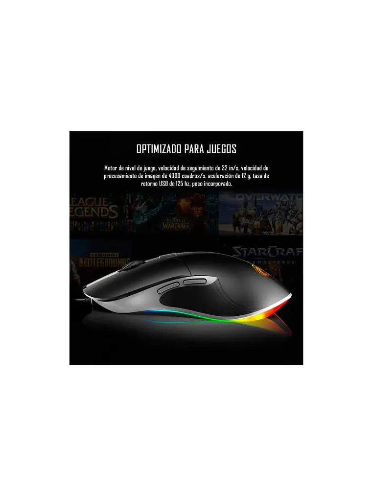 Mouse Gamer Premium Imice X6 6400 Dpi RGB 3