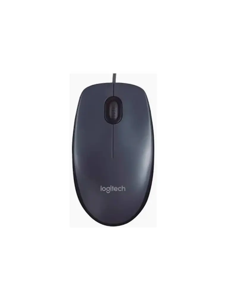 Mouse Alambrico Usb Logitech M90 Negro 1