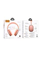 Audífonos Inalámbricos Hoco W65 Bluetooth con Micrófono y Cancelación de Ruido color naranja - Miniatura 2