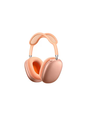 Audífonos Inalámbricos Hoco W65 Bluetooth con Micrófono y Cancelación de Ruido color naranja