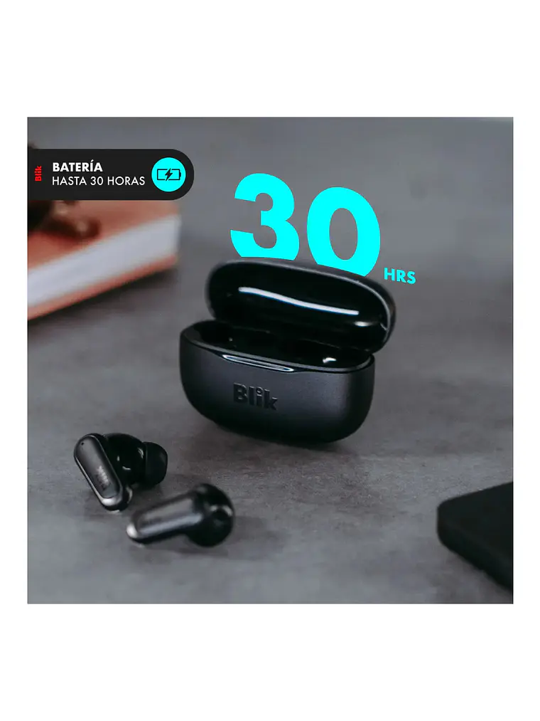 Audifonos Bluetooth Inalámbricos Blik Air500 Negro 3