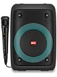 Parlante Karaoke Blik Voice Bluetooth Con Micrófono Color Negro - Miniatura 1