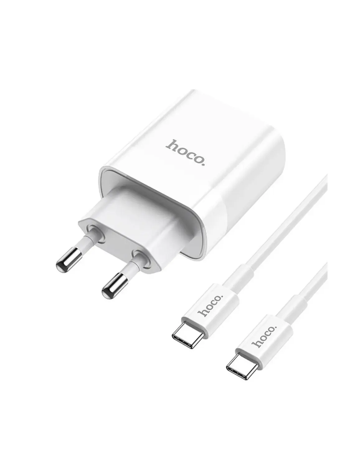 Cargador Dual Usb + UsbC Carga Rapida 20W - Hoco C80a 1