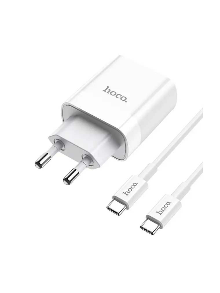 Cargador Dual Usb + UsbC Carga Rapida 20W - Hoco C80a 1