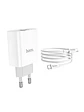 Cargador Dual Usb + UsbC Carga Rapida 20W - Hoco C80a - Miniatura 3
